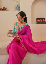 Nargis Saree Fiza Blouse - Fuchsia Pink