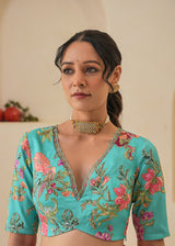 Nargis Saree Fiza Blouse - Fuchsia Pink