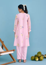 NIVA KURTA SET - SOFT PINK