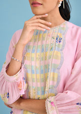 NIVA KURTA SET - SOFT PINK