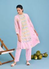 NIVA KURTA SET - SOFT PINK