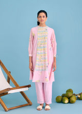 NIVA KURTA SET - SOFT PINK