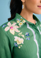 SOLEN CO-ORD SET - FOREST GREEN