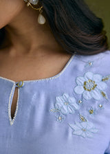 NELLI KURTA SET - POWDER BLUE