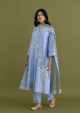 NELLI KURTA SET - POWDER BLUE