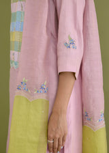 SAHAR KURTA SET - SOFT PINK