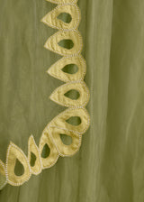 SERENA SHARARA SET - TURQUOISE