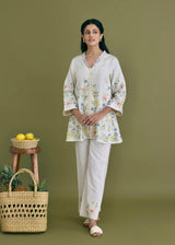 AVILA CO-ORD SET - CREAM