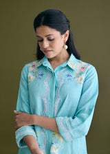 SOLEN CO-ORD SET - SKY BLUE