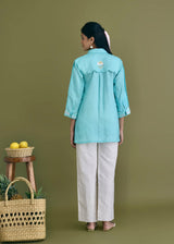 SOLEN CO-ORD SET - SKY BLUE