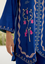 SIARA CO-ORD SET-NAVY BLUE