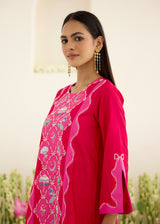 MEHAL KEJRIWAL IN OUR JASMINE CO-ORD SET - RED