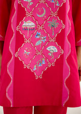 MEHAL KEJRIWAL IN OUR JASMINE CO-ORD SET - RED