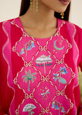 MEHAL KEJRIWAL IN OUR JASMINE CO-ORD SET - RED