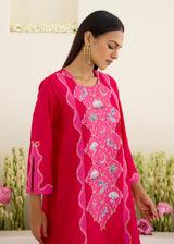 MEHAL KEJRIWAL IN OUR JASMINE CO-ORD SET - RED