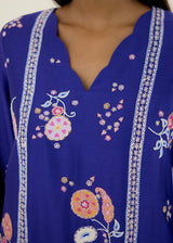 MEHAL KEJRIWAL IN OUR LUMA CO-ORD SET - AZURE BLUE