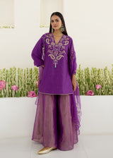 KAYA SHARARA SET -JAAMUN-WITH DUPATTA