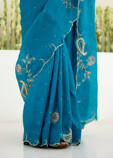 IDIKA SAREE- PEACOCK BLUE