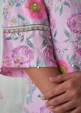 SIA KURTA SET - MAUVE