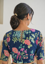 Fiza Blouse - Pebble Blue