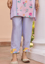 Iris Co-ord Set - Powder Blue - Soft Pink