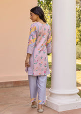 Iris Co-ord Set - Powder Blue - Soft Pink