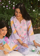 Iris Co-ord Set - Powder Blue - Soft Pink