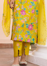 Seri Kurta Set - Mustard Yellow