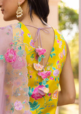 SHARNAMLI IN OUR Seri Kurta Lehenga Set - Mustard Yellow - With Dupatta