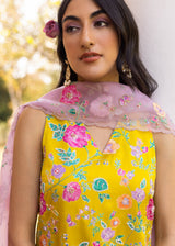 Seri Kurta Lehenga Set - Mustard Yellow