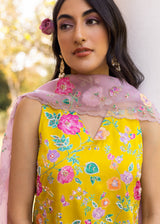 SHARNAMLI IN OUR Seri Kurta Lehenga Set - Mustard Yellow - With Dupatta