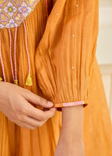 NIMARA CO-ORD SET - RUST ORANGE