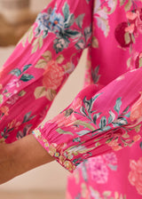FIZA KURTA SET WITH DUPATTA - PINK