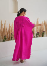 Aayushi Bangur in our Ariana Kaftan - Magenta
