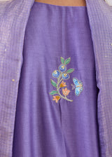 ILANA KURTA SET WITH DUPATTA - PURPLE