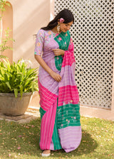 Zia Saree Blouse Set - Multi Coloured