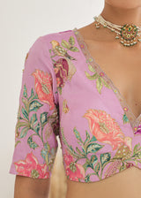 Nargis Saree Fiza Blouse - Royal Purple