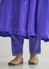 Feeha Anarkali Set - Purple