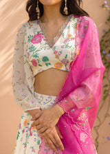 Maya Lehenga Set - Cream