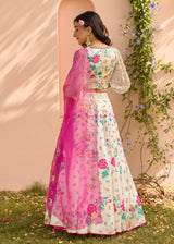 Nikita Dutta in our Maya Lehenga Set - Cream