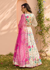Maya Lehenga Set - Cream