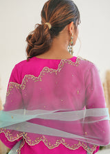 Feeha Sharara Set - Magenta