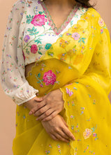Avril Saree - Mustard Yellow