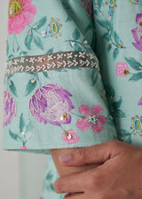 HANNA KHAN IN OUR Sia Kurta Set - Sage Green