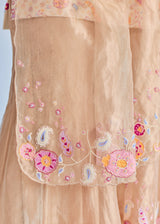 ADIRA SLEEVELESS SHARARA SET - OFF WHITE