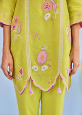 LUMA CO-ORD SET - PEAR GREEN