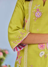 LUMA CO-ORD SET - PEAR GREEN