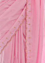 NAIMA SAREE - LIGHT PINK