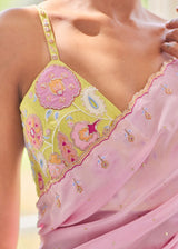 NAIMA SAREE - LIGHT PINK