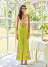 VARYA CO-ORD SET - PEAR GREEN
